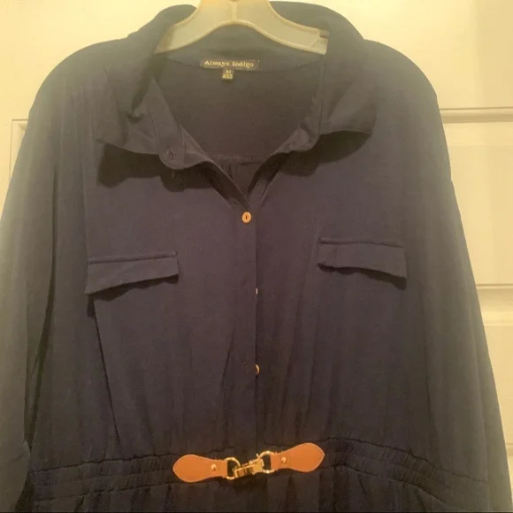 Always Indigo Navy Blue Jumpsuit - Picture 6 of 9